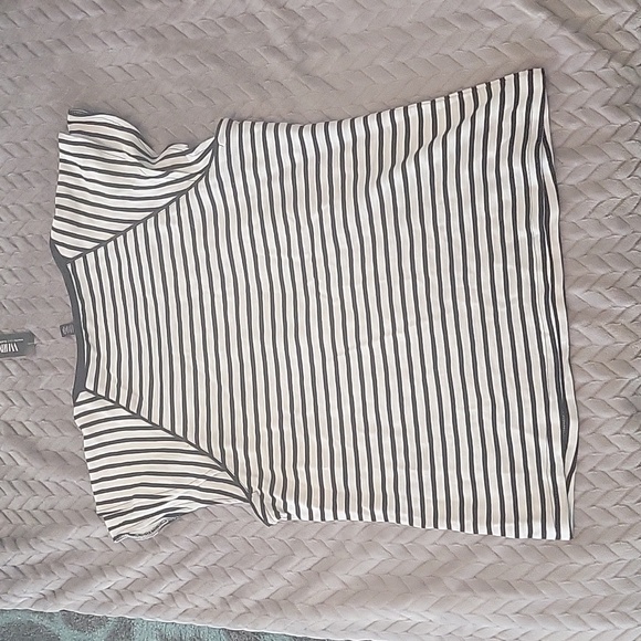 WHBM Striped Ruffle Tee - Picture 5 of 5